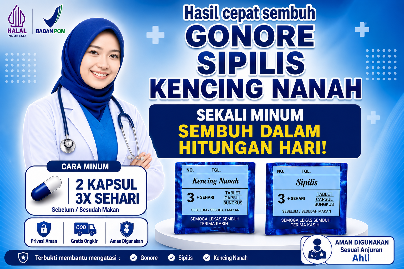 Paket obat sipilis dan raja singa Mandjur